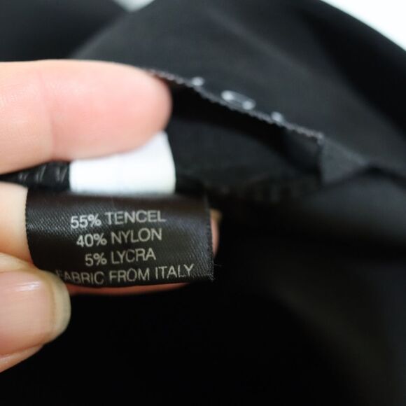 Amy Rigg Elegant Black Long Sleeve Modest Sheath Dress 12 - Picture 12 of 14